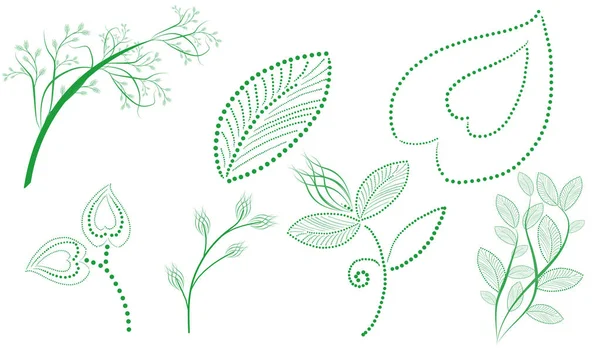 Schöne Pflanzen Illustration Auf Hintergrund — Stockfoto