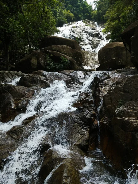 Ein Wasserfall Thailand — Stockfoto