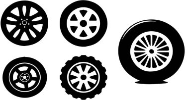 hadım öküz tekerlek vektör Asya