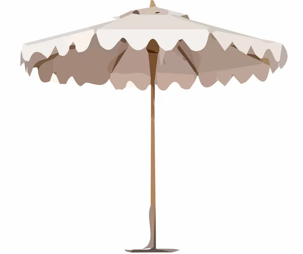 白い背景の色傘ベクトル — ストックベクタ
