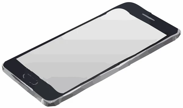 Vektor Smartphone Bílém Pozadí — Stockový vektor