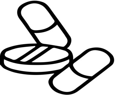 Beyaz arka plan üzerinde uyuşturucu vektör