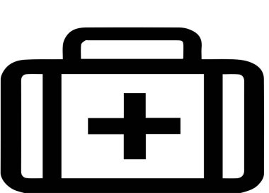 Beyaz arkaplanda ilaç poşeti vektörü