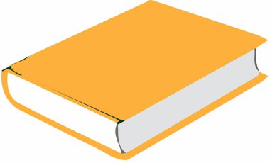 Beyaz arkaplanda kitap vektörü