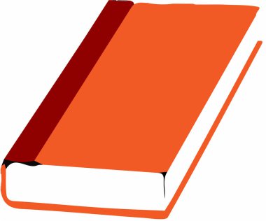 Beyaz arkaplanda kitap vektörü