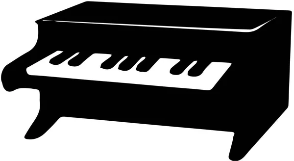 Musikinstrument Vit Bakgrund — Stock vektor
