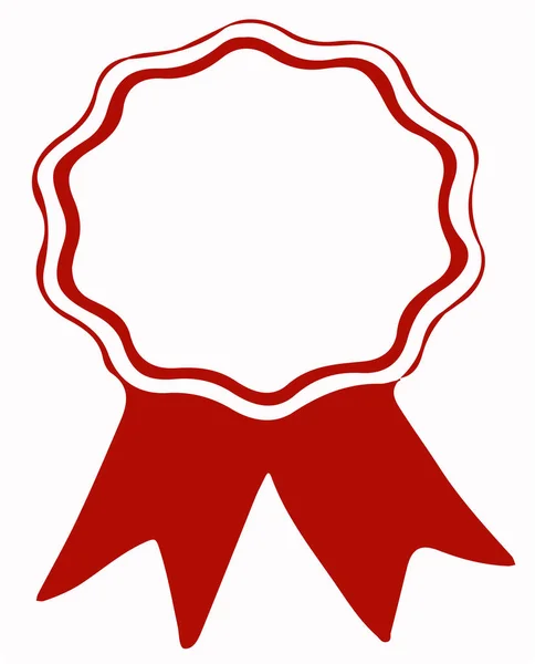 Ehrenmedaille Symbol Auf Weißem Hintergrund — Stockvektor