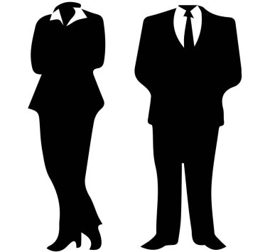 İş takım elbise simgesi