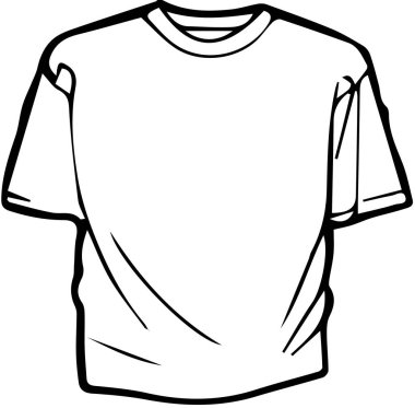 Beyaz arka plan üzerinde t-shirt simgesi