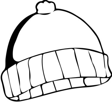 şapka beyaz arkaplanda