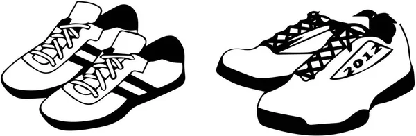 Взуття Білому Тлі — стоковий вектор