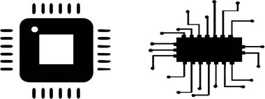 devre kartı simgesi beyaz arka plan üzerinde