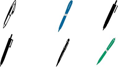 beyaz arkaplanda kalem simgesi