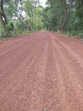 Tayland kırsal bir yol