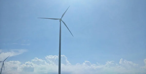 Wind Turbine South Thailand — Stok fotoğraf