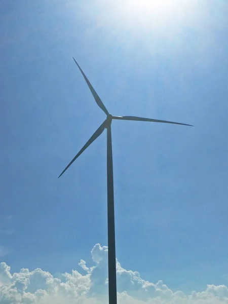 Turbina Eólica Sul Tailândia — Fotografia de Stock