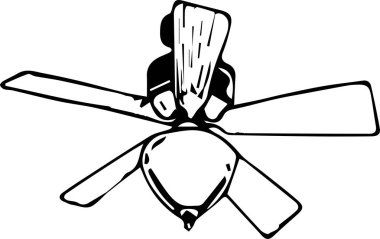 beyaz arka plan üzerinde fan simgeleri kümesi