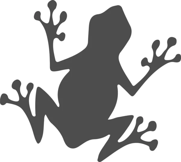 Icône Grenouille Sur Fond Blanc — Image vectorielle