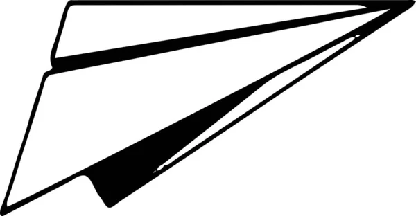Icône Oiseau Papier Sur Fond Blanc — Image vectorielle