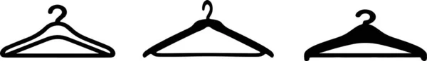 Hanger Icoon Witte Achtergrond — Stockvector