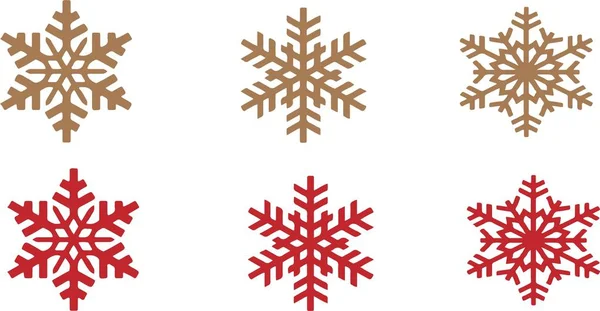Flower Snowflakes Icon White Background — Stock Vector