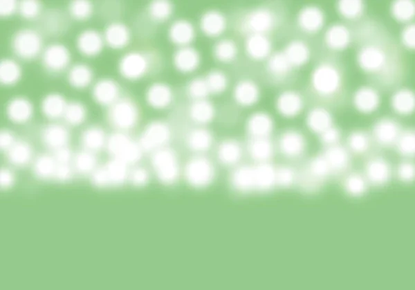 Abstrakcyjne Bokeh Światła Zielonym Światłem Ilustracja Tła — Zdjęcie stockowe