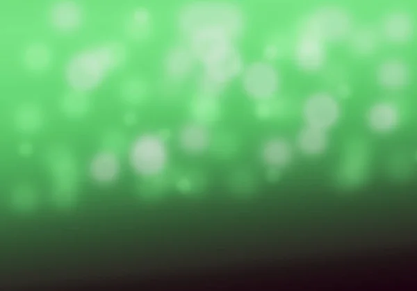 緑色のライトの背景イラストを持つ抽象的なボケライト — ストック写真