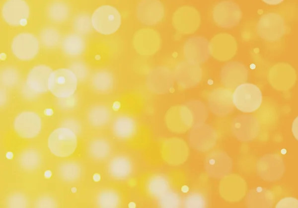 Abstract Bokeh Lights Gold Light Background Illustration — Stock Photo, Image