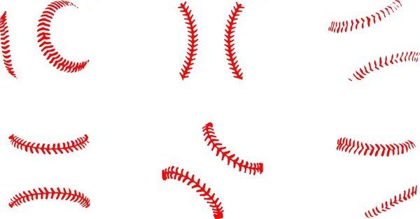 Icona Baseball Sfondo Bianco — Vettoriale Stock