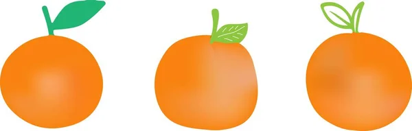Icône Orange Sur Fond Blanc — Image vectorielle