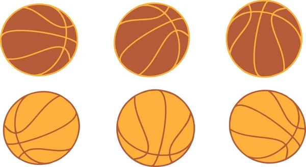 Basketbol Simgesi Beyaz Zemin Üzerine — Stok Vektör