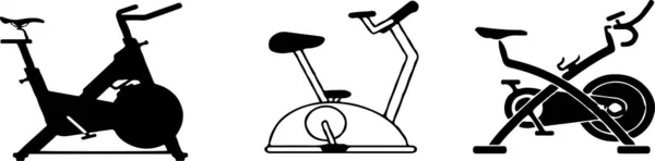 Équipement Fitness Icône Mis Isolé Sur Fond Blanc — Image vectorielle