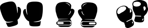 Boxhandschuh Symbol Isoliert Auf Hintergrund — Stockvektor