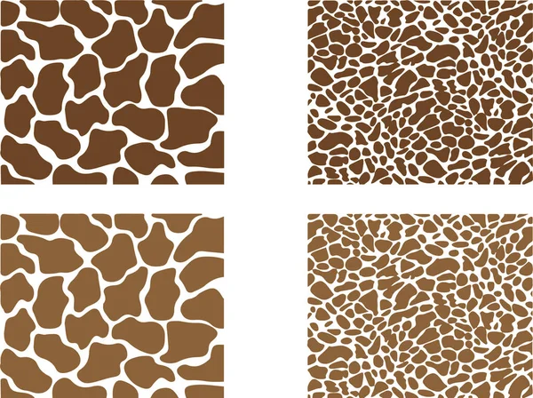Žirafa Kůže Vektor Ilustrace Bílém Pozadí — Stockový vektor