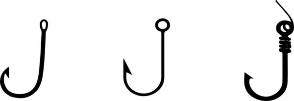Иконка Рыболовного Крючка — стоковый вектор
