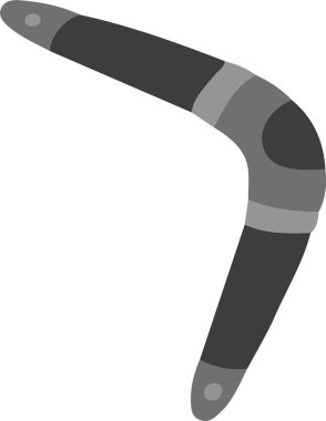 bumerang vektör çizimi arkaplanda izole edildi