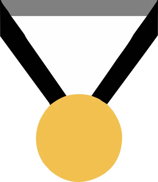 Medaile Cti Ikona Bílém Pozadí — Stockový vektor