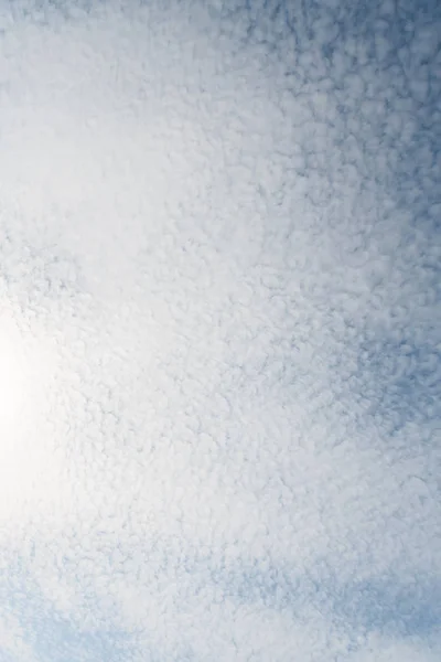 White soft cloud texture on blue sky background