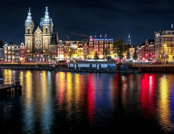Amsterdam Gece Hayatı — Stok fotoğraf