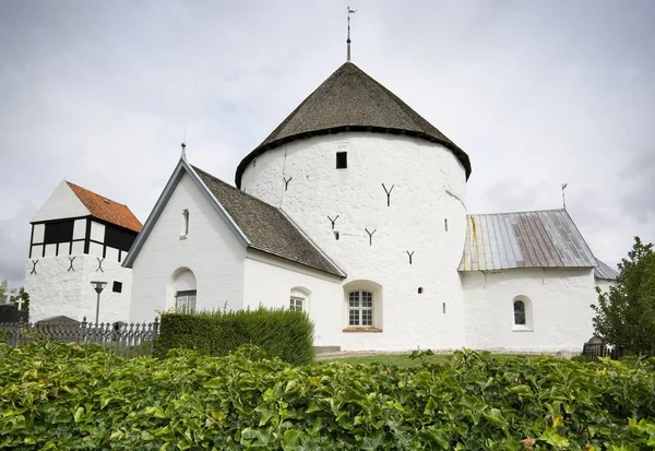 Chiesa Rotonda Difensiva Nylars Bornholm Danimarca — Foto Stock