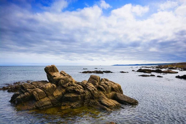 Skalnaté Pobřeží Baltského Moře Allinge Bornholm Dánsko — Stock fotografie