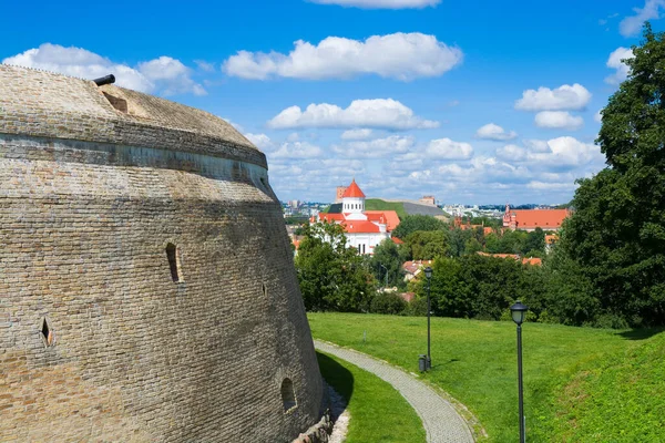 Het Artilleriebastion Van Vilnius Defensive Wall Litouwen — Stockfoto