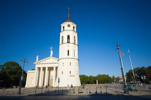 Uitzicht Kathedraal Basiliek Van Stanislaus Ladislaus Het Plein Van Kathedraal — Stockfoto