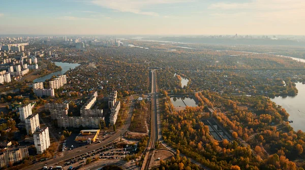 Manzara görüntüsü, Kyiv, Ukrayna, Troeschina Bölgesi