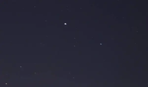 蓝蓝的夜空和星星 — 图库照片