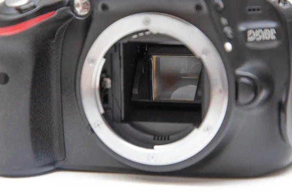 Juni 2020 Kramatorsk Ukraina Nikon D5100 Slr Kamera Pada Latar — Stok Foto