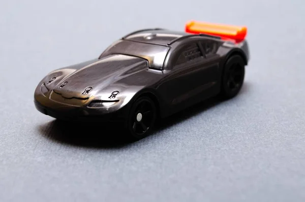 Toy Car Black Black Background Sport Car — Stock Photo, Image