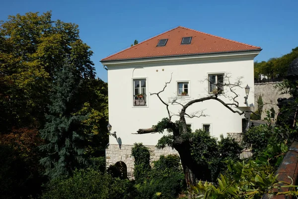 Sehenswürdigkeiten der Stadt. Euroreise. Budapest ungarisches Gebäude — Stockfoto