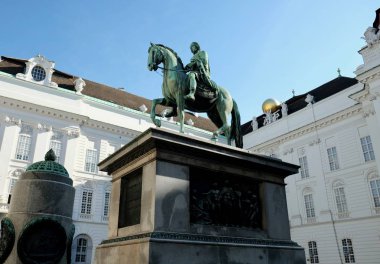 Tarihi anıt. Viyana Avusturya 10.10.2017