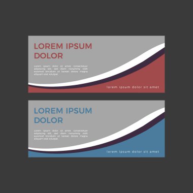 modern web afiş tasarım şablonu